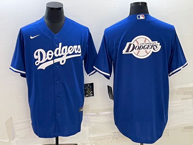 Men's Los Angeles Dodgers Blue Replica Team Jersey1 baseball jersey product view 1