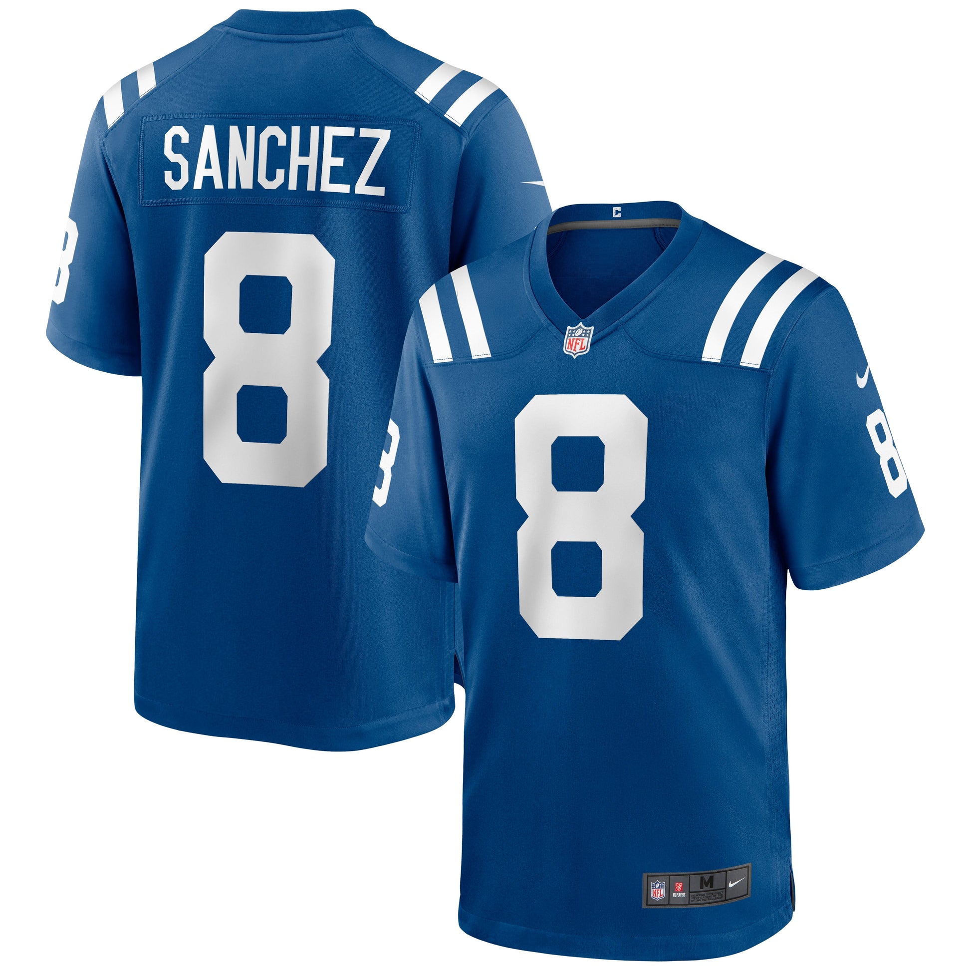 Rigoberto Sanchez Indianapolis Colts Game Jersey - Royal football jersey product view 1