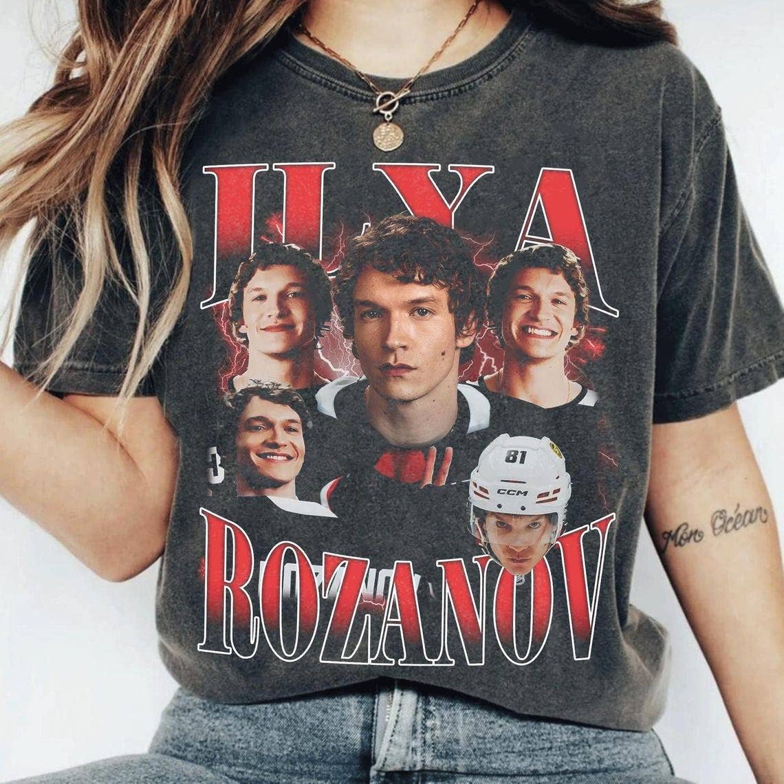 Vintage Rozanov Hockey Rivalry Tee Unisex T-shirt, Sweatshirt, Hoodie, Long Sleeve Tee - T-Shirt, Sweatshirt, Hoodie