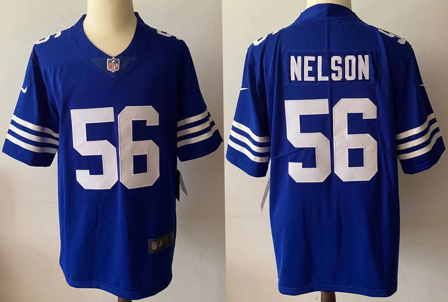 Men's Indianapolis Colts Quenton Nelson Blue Game Player Jersey football jersey product view 1