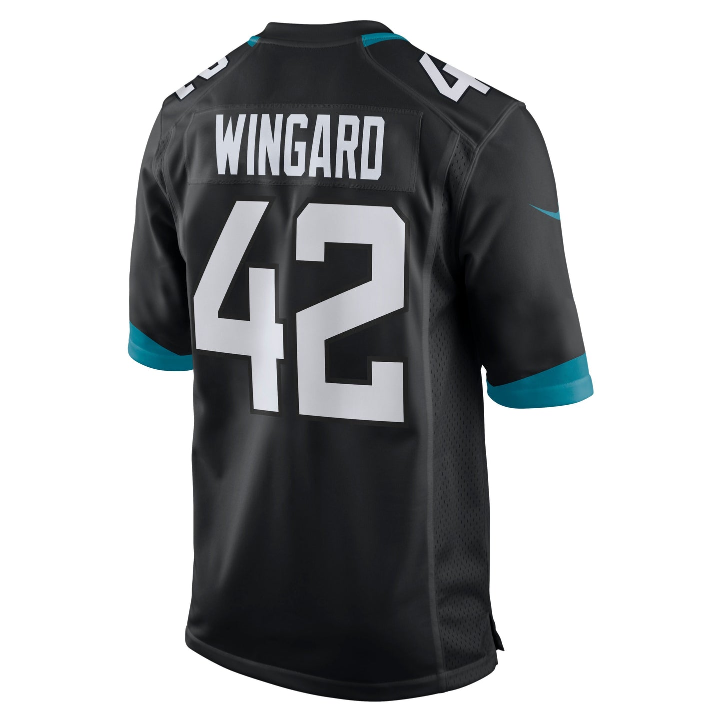 Andrew Wingard Jacksonville Jaguars Game Jersey - Black football jersey product view 3