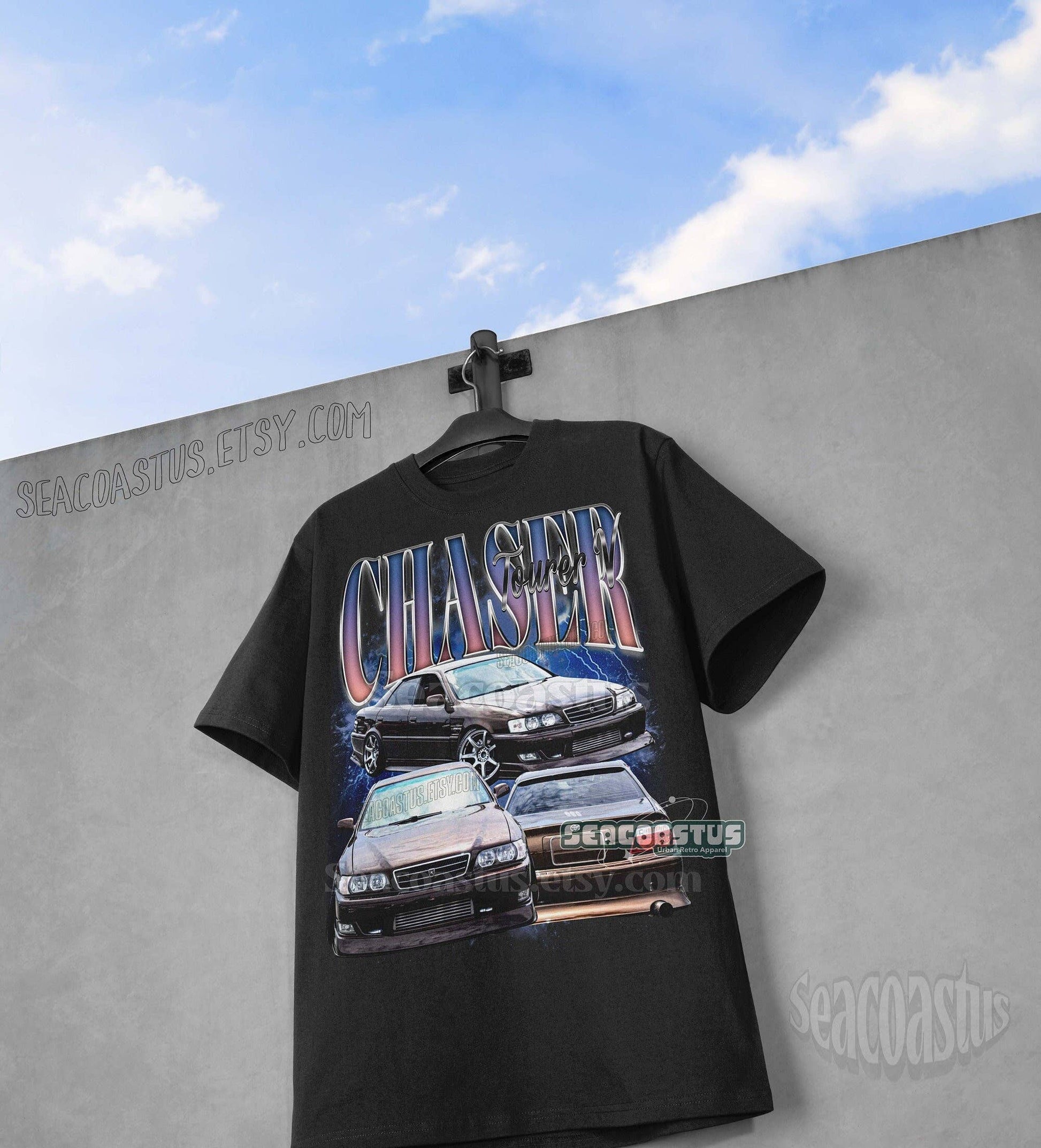 Vintage Toyota Chaser JZX100 Tourer V Graphic T-Shirt Unisex T-shirt, Sweatshirt, Hoodie, Long Sleeve Tee - T-Shirt, Sweatshirt, Hoodie