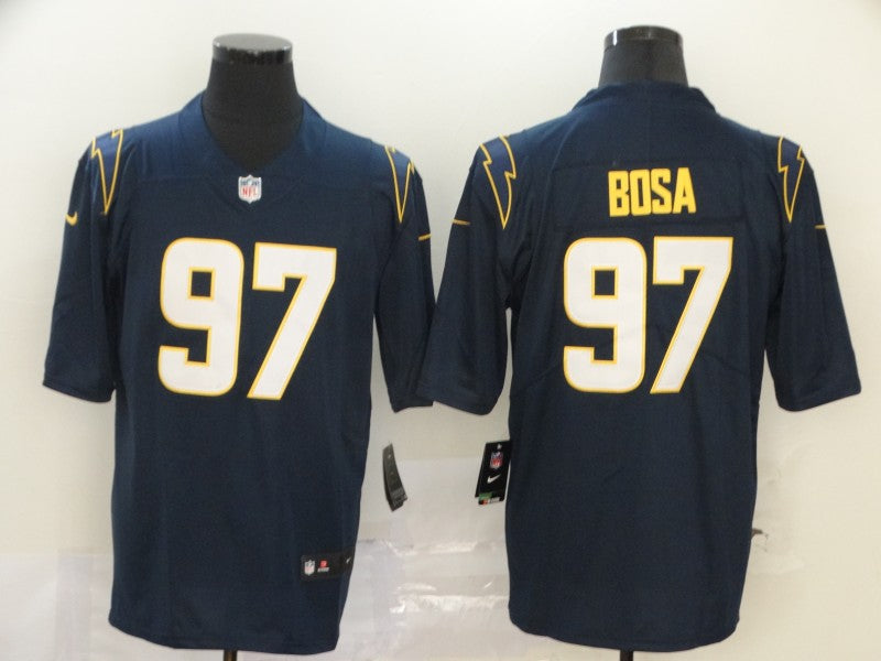 Men's Los Angeles Chargers Joey Bosa Navy Alternate Game Jersey football jersey product view 1