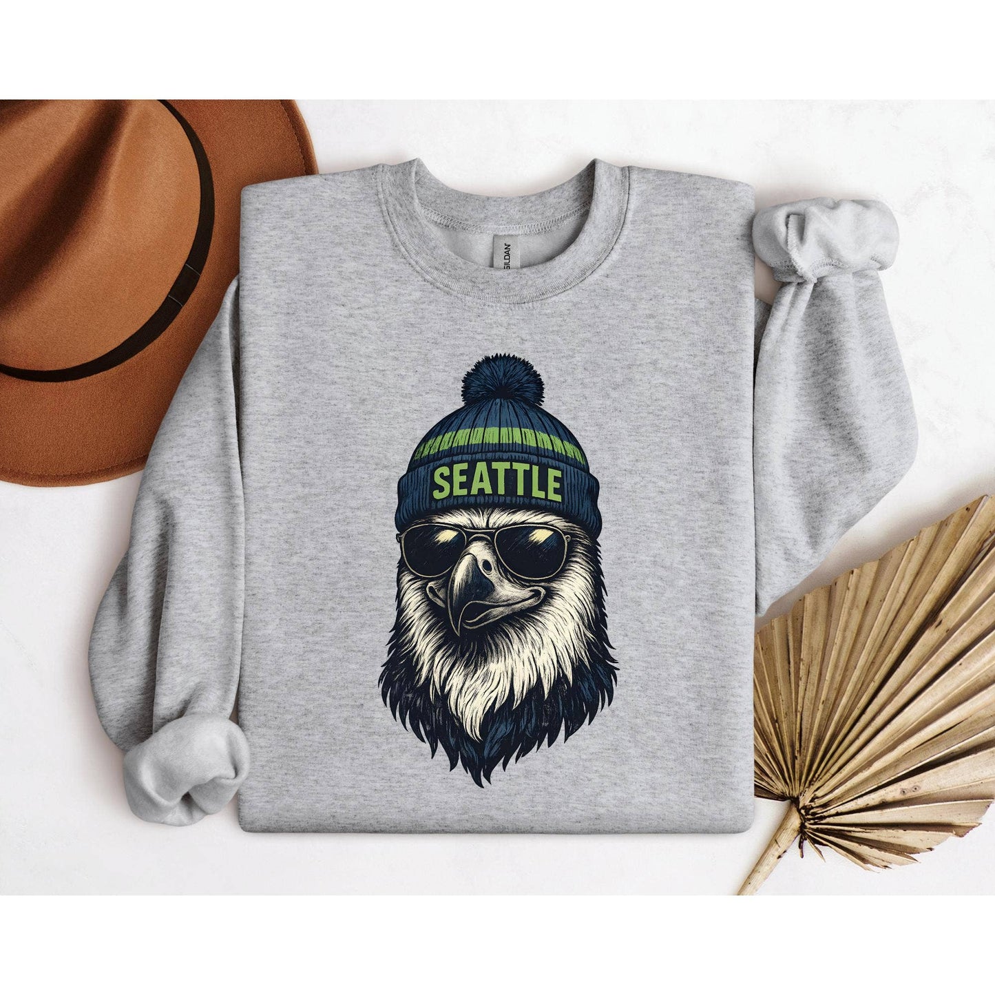 Seattle Seahawk Football Mascot Sweatshirt T-Shirt Unisex T-shirt, Sweatshirt, Hoodie, Long Sleeve Tee - T-Shirt, Sweatshirt, Hoodie