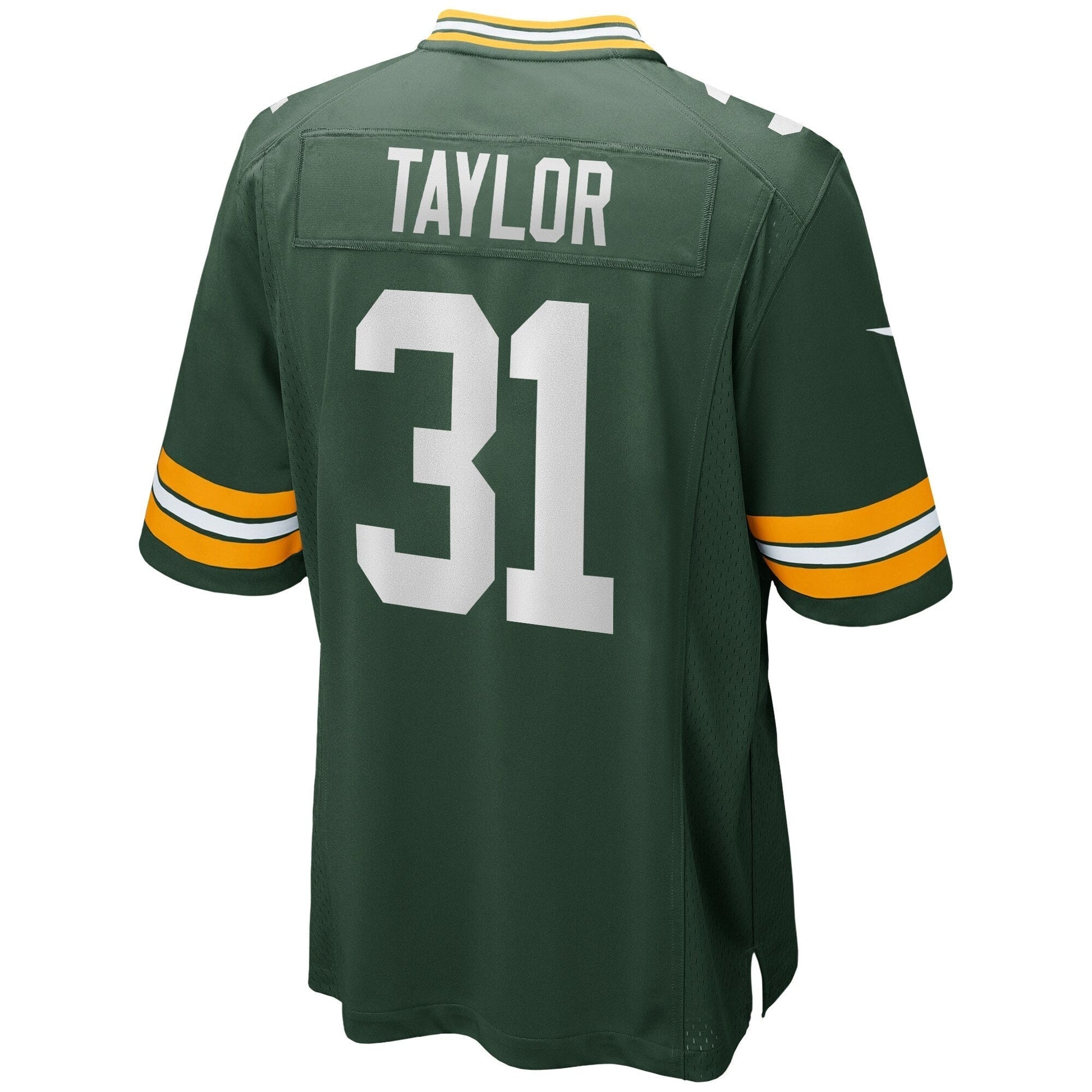 Jim Taylor Green Bay Packers Game Retired Jersey - Green football jersey product view 3