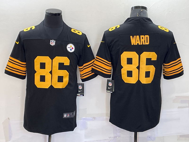 Men's Pittsburgh Steelers Hines Ward Black Alternate Legend Jersey football jersey product view 1