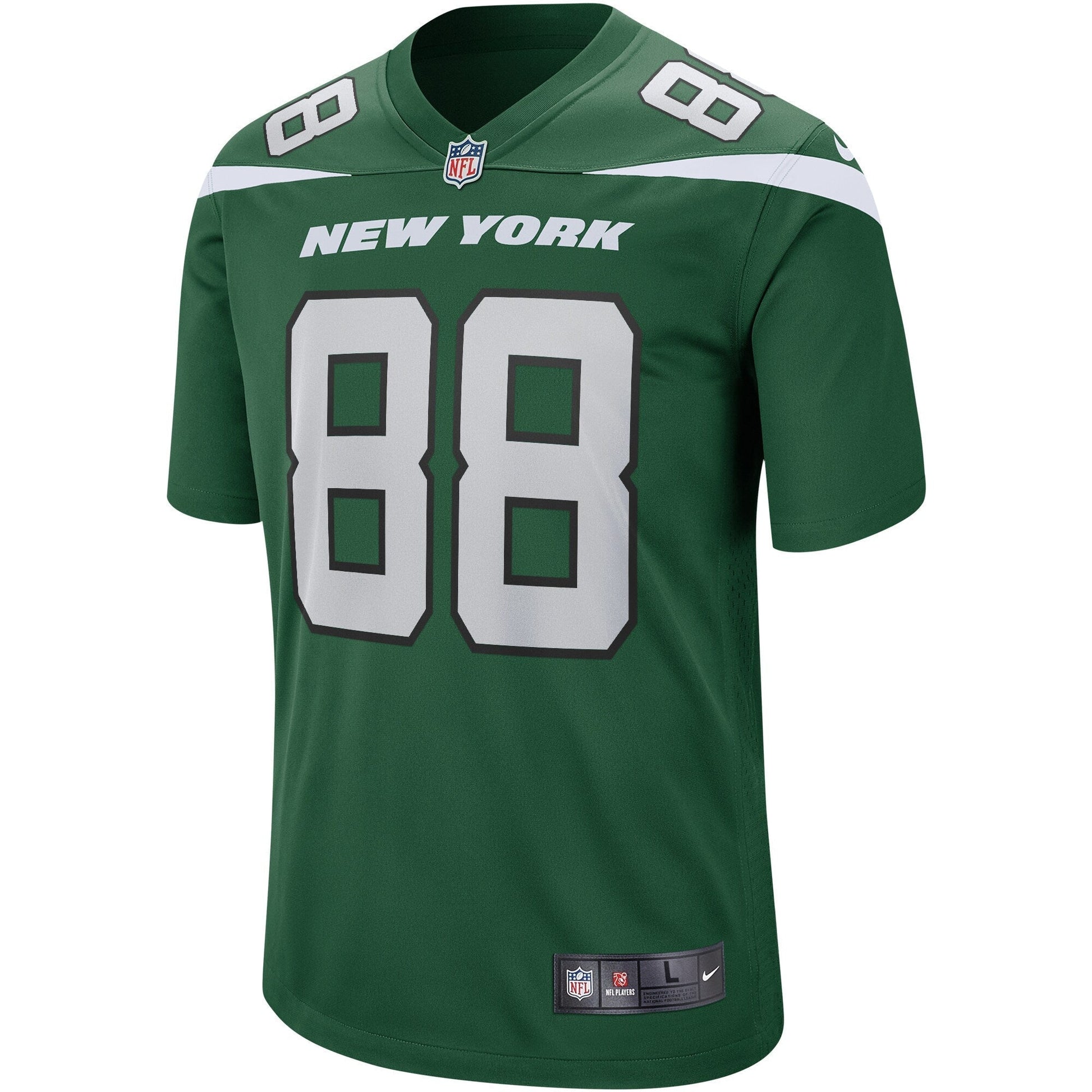Al Toon New York Jets Game Retired Jersey - Gotham Green football jersey product view 2