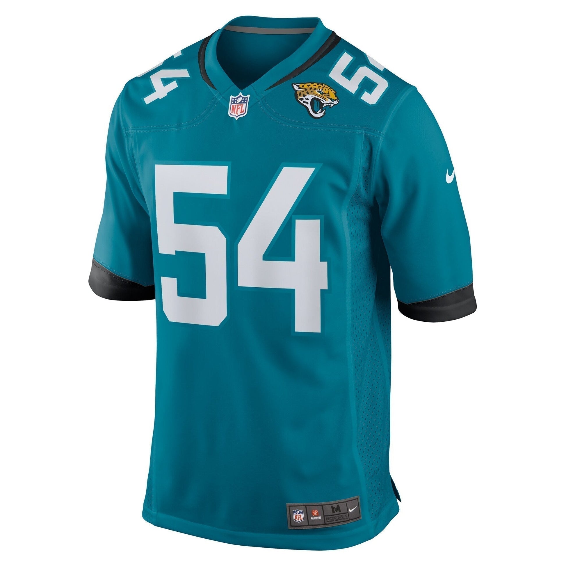 DJ Coleman Jacksonville Jaguars Game Jersey - Teal football jersey product view 2