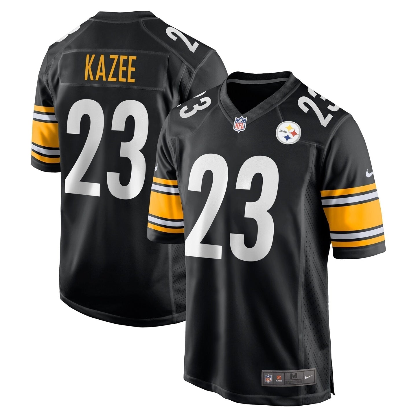 Damontae Kazee Pittsburgh Steelers Game Jersey - Black football jersey product view 1