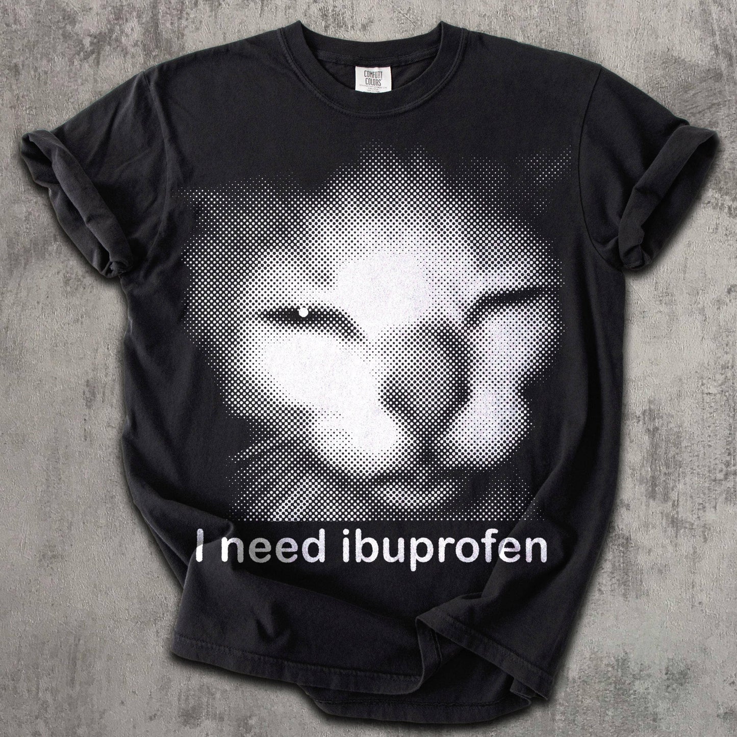 Ibuprofen Cat Graphic T-Shirt, Silly Kitten Meme Tee Unisex T-shirt, Sweatshirt, Hoodie, Long Sleeve Tee - T-Shirt, Sweatshirt, Hoodie