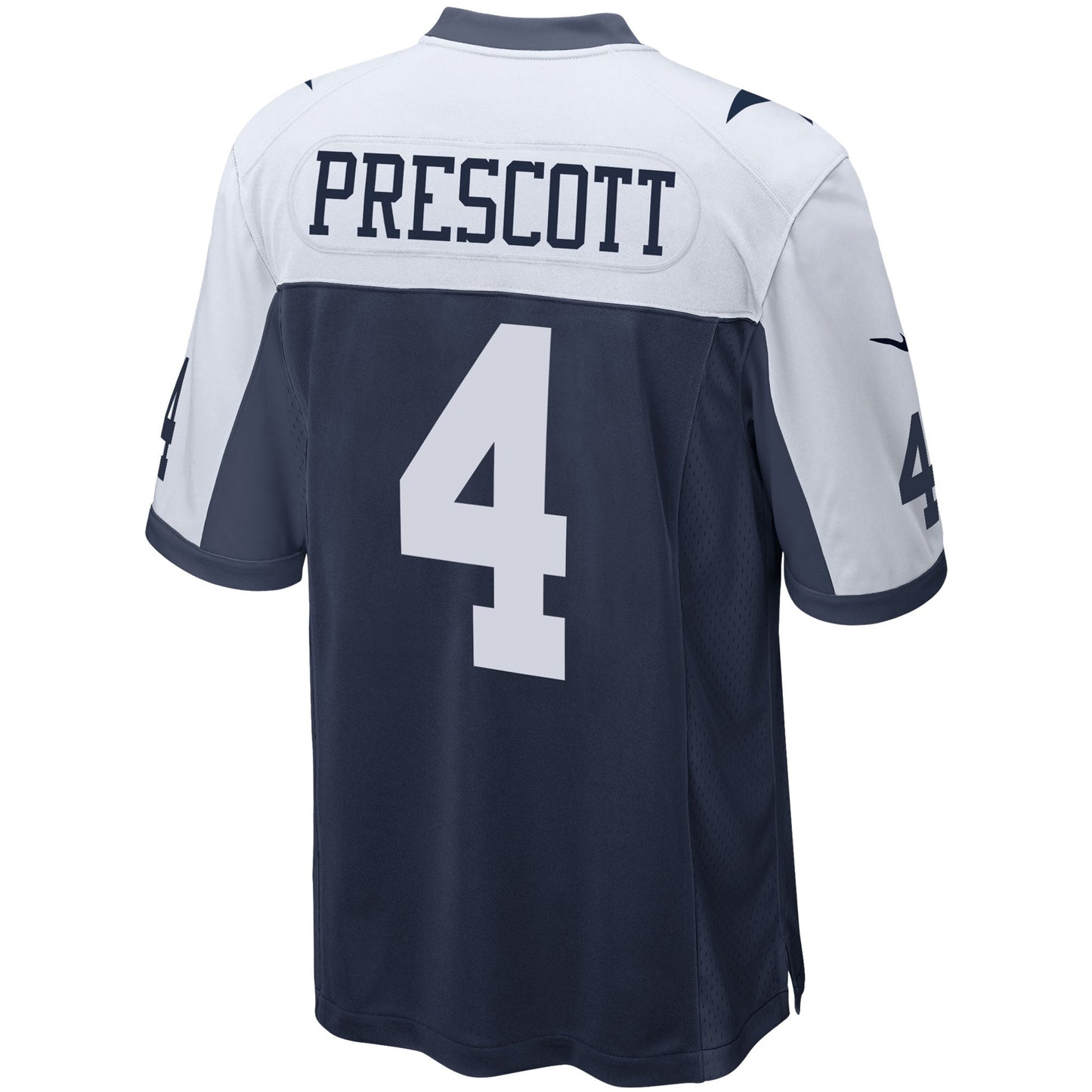 Dak Prescott Dallas Cowboys Alternate Game Team Jersey - Navy football jersey product view 3