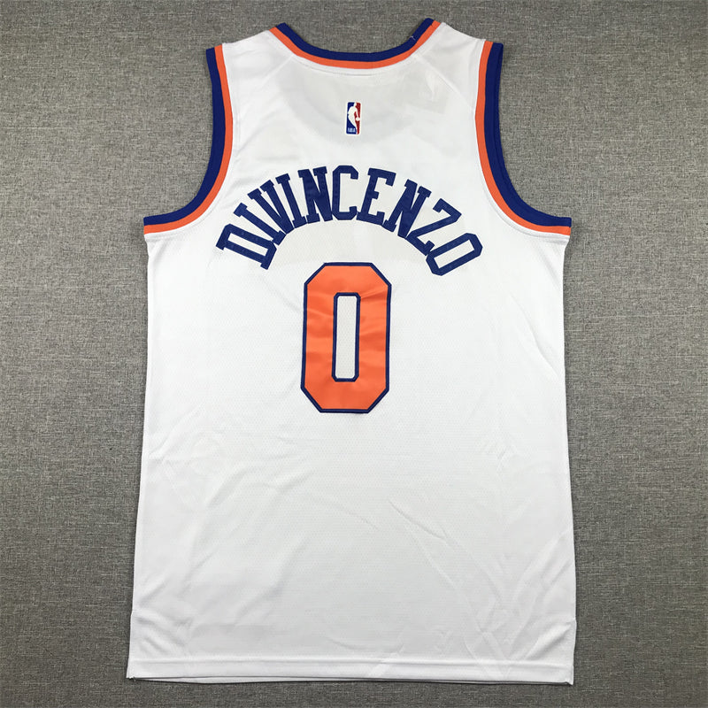 Knicks #0 white jersey basketball jersey product view 2