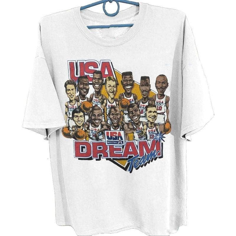 1992 USA Dream Team Retro Basketball Sweatshirt Unisex T-shirt, Sweatshirt, Hoodie, Long Sleeve Tee - T-Shirt, Sweatshirt, Hoodie