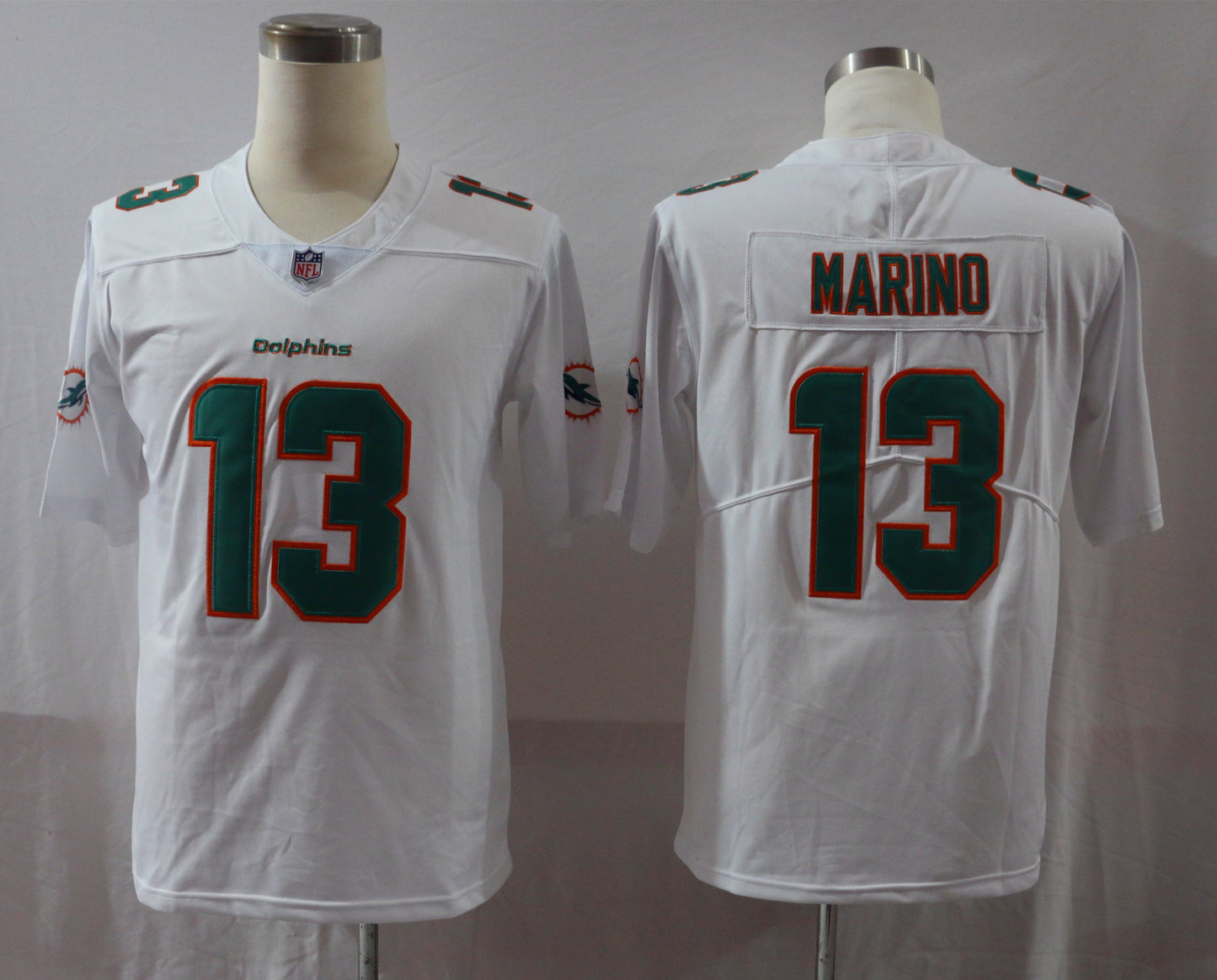 Men's Miami Dolphins Dan Marino White Game Jersey football jersey product view 1