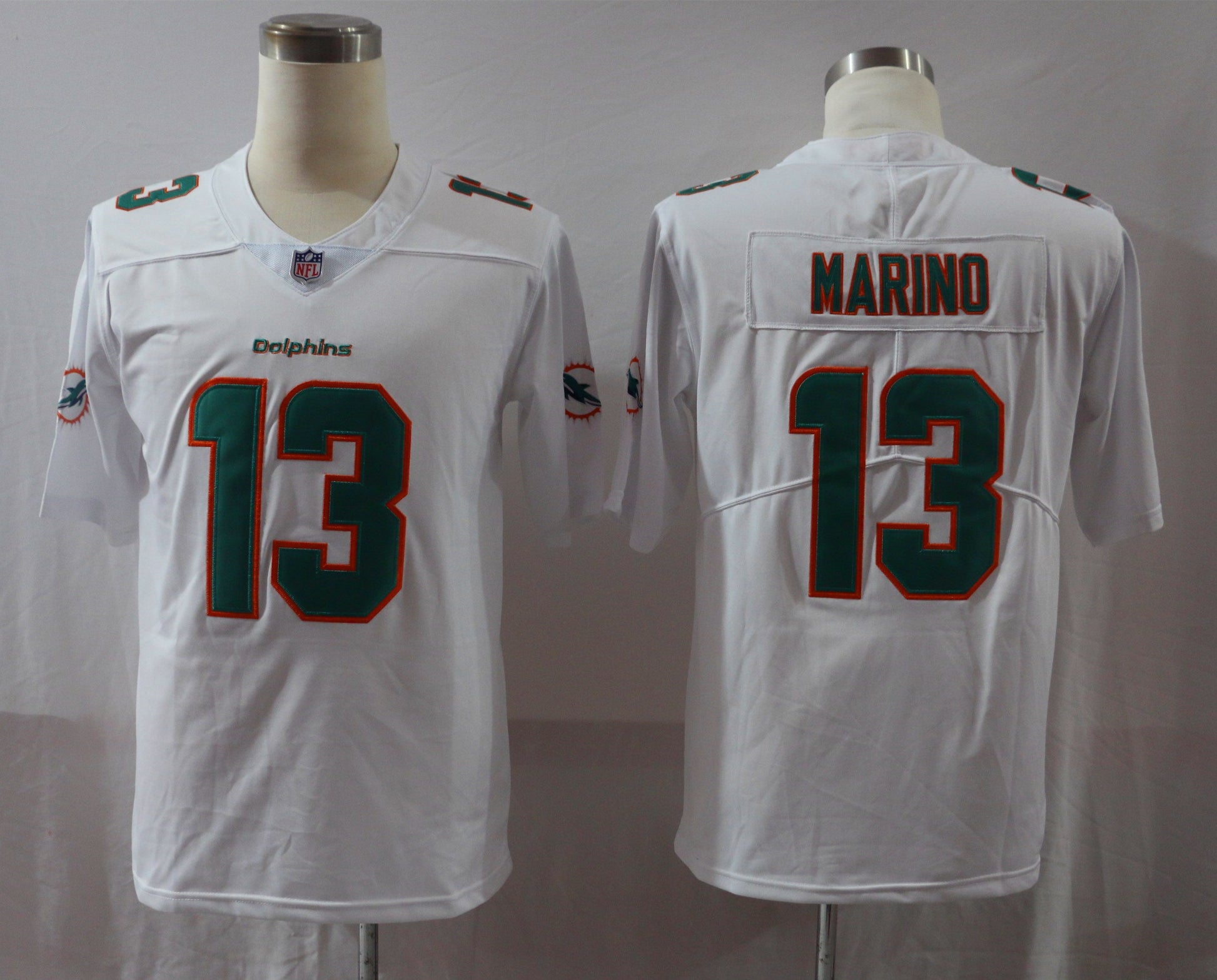 Men's Miami Dolphins Dan Marino White Game Jersey football jersey product view 1