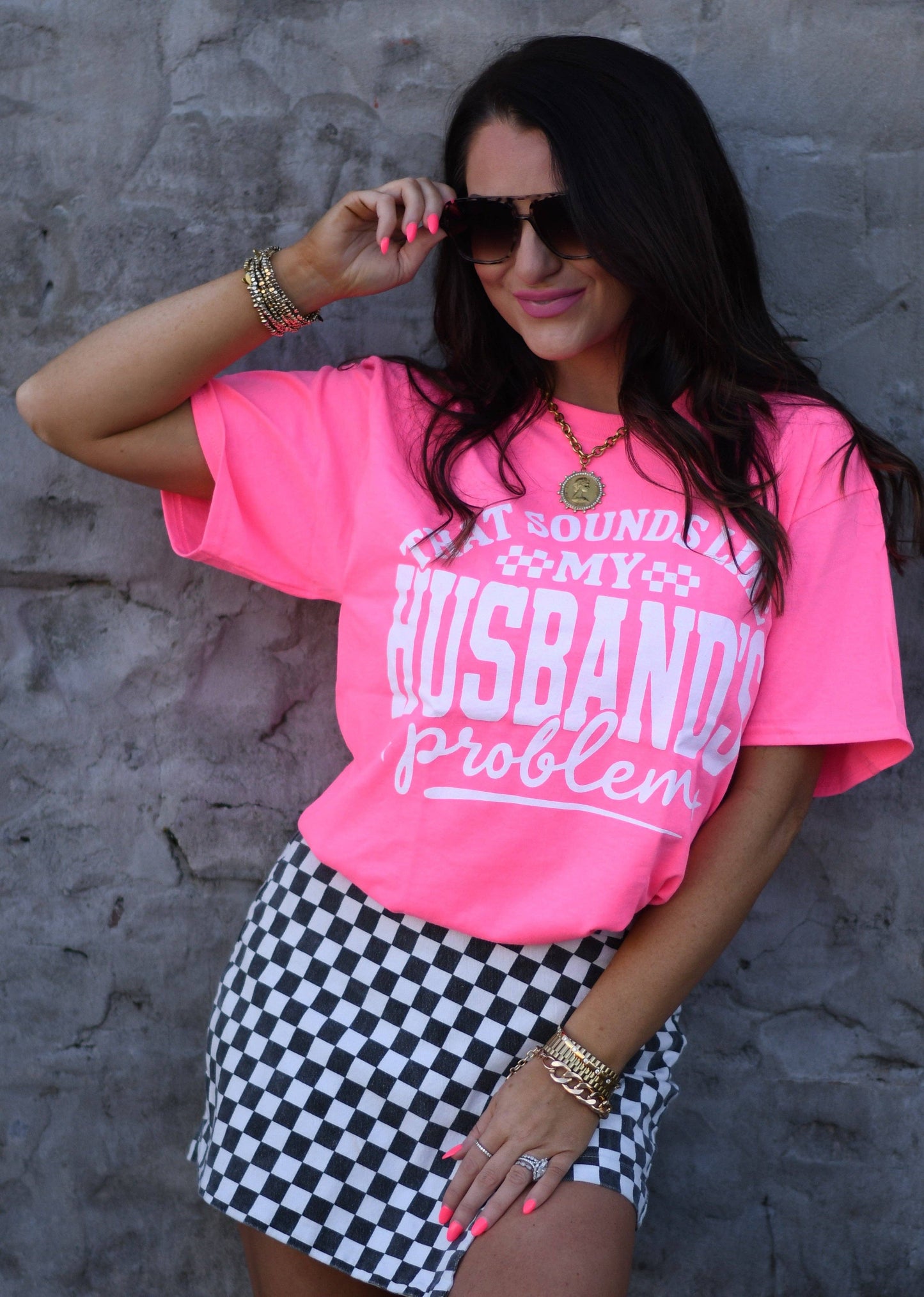 That Sounds Like My Husbands Problem Tee Unisex T-shirt, Sweatshirt, Hoodie, Long Sleeve Tee - T-Shirt, Sweatshirt, Hoodie
