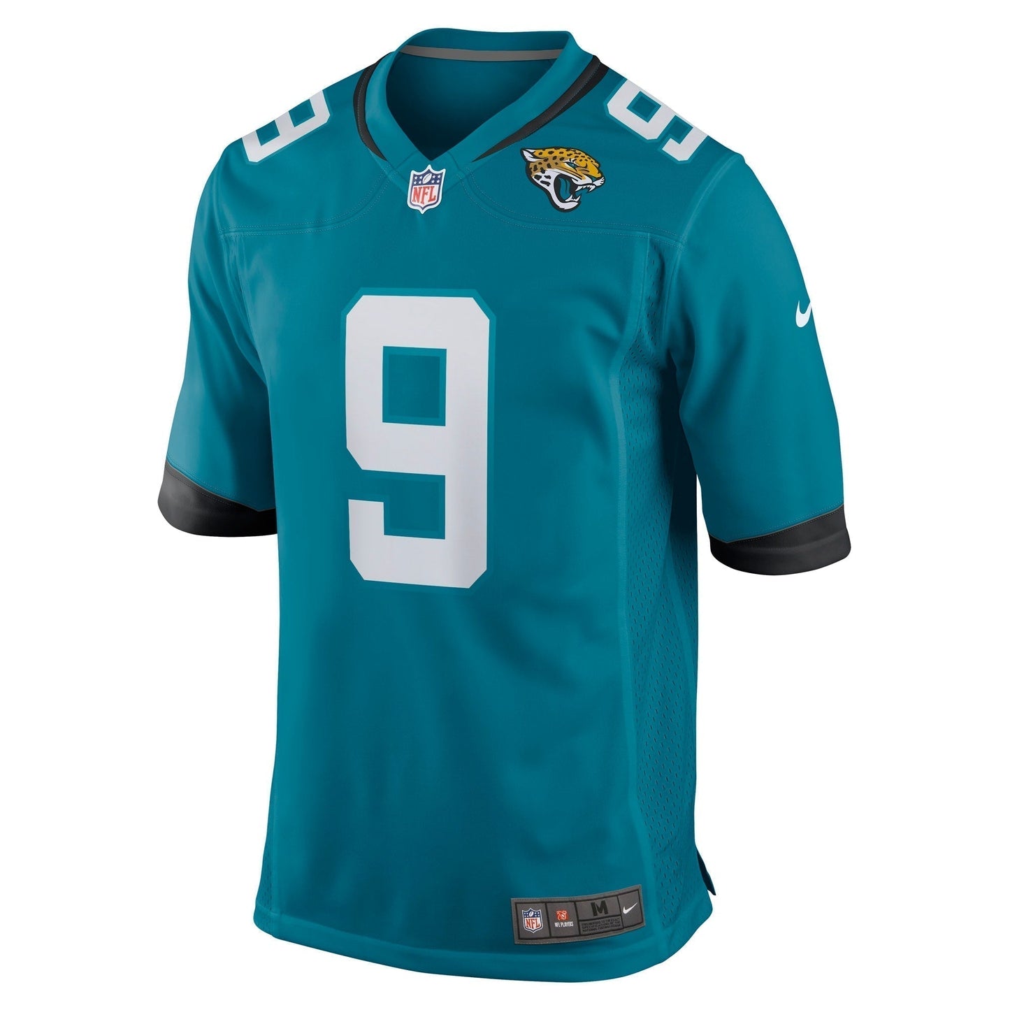Logan Cooke Jacksonville Jaguars Game Jersey - Teal football jersey product view 2