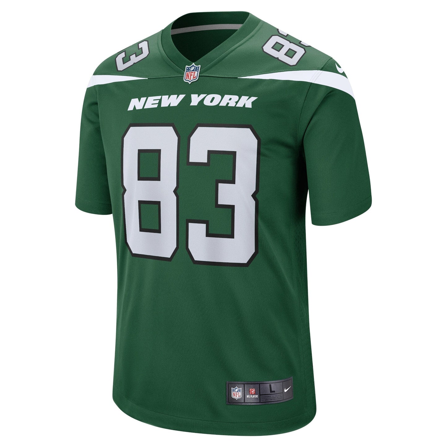 Tyler Conklin New York Jets Game Jersey - Gotham Green football jersey product view 2