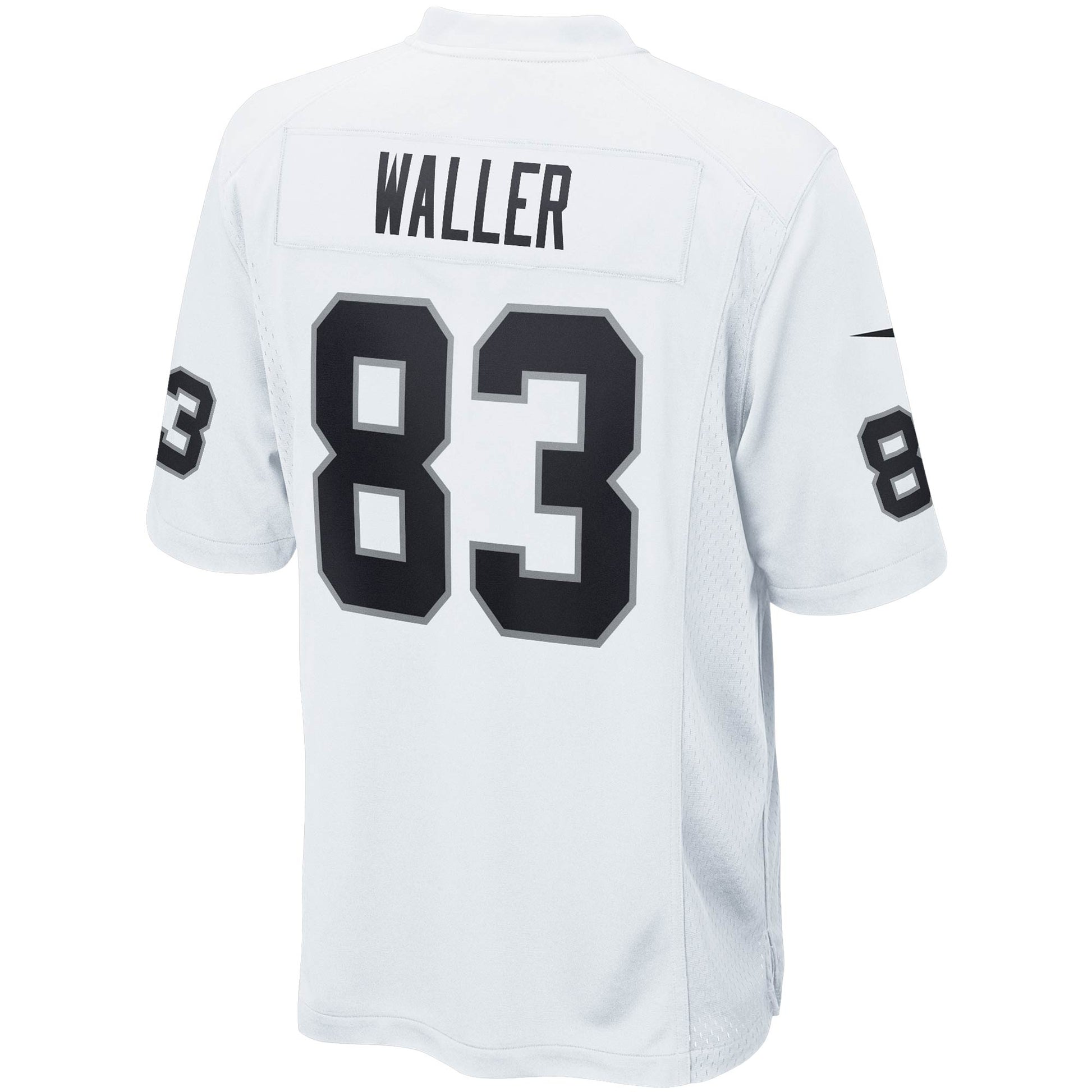 Darren Waller Las Vegas Raiders Game Jersey - White football jersey product view 3
