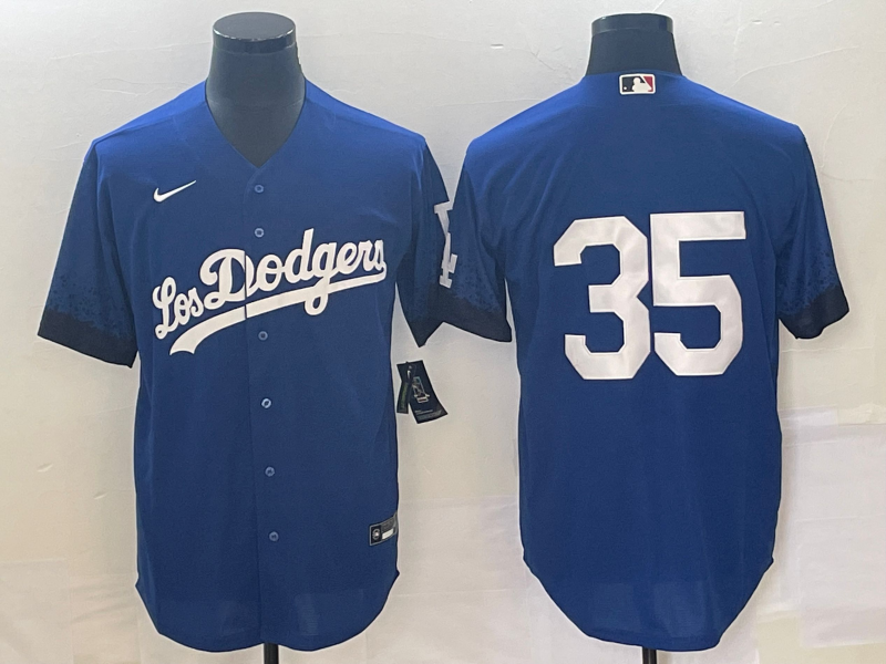 Men's Los Angeles Dodgers Cody Bellinger Royal City Connect Replica Player Jersey baseball jersey product view 1