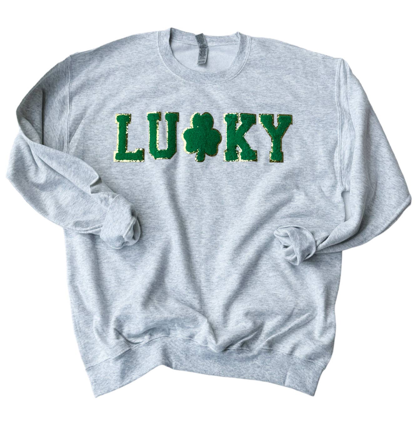 SW-6723 Lucky Ash Grey Sweatshirt Unisex T-shirt, Sweatshirt, Hoodie, Long Sleeve Tee - T-Shirt, Sweatshirt, Hoodie