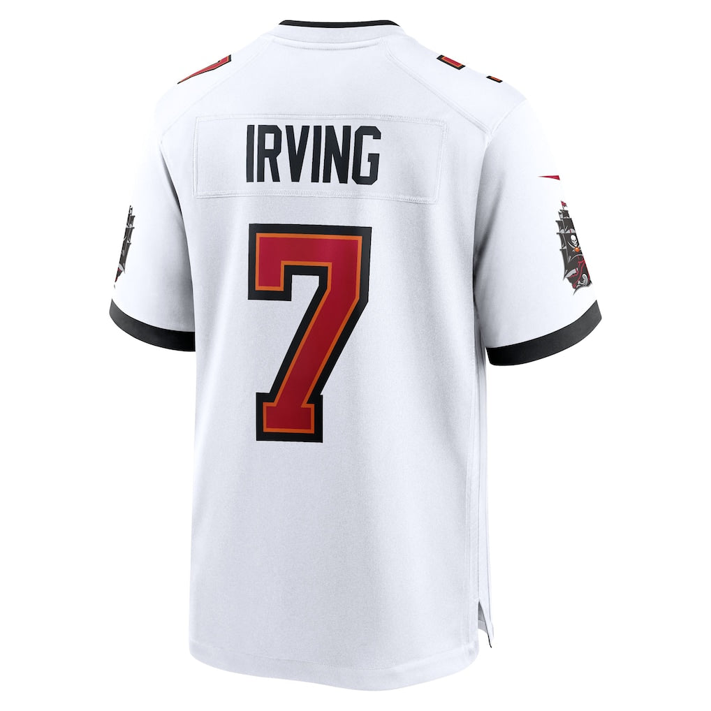 TB.Buccaneers #7 Bucky Irving White 50th Season White GameJersey football jersey product view 1