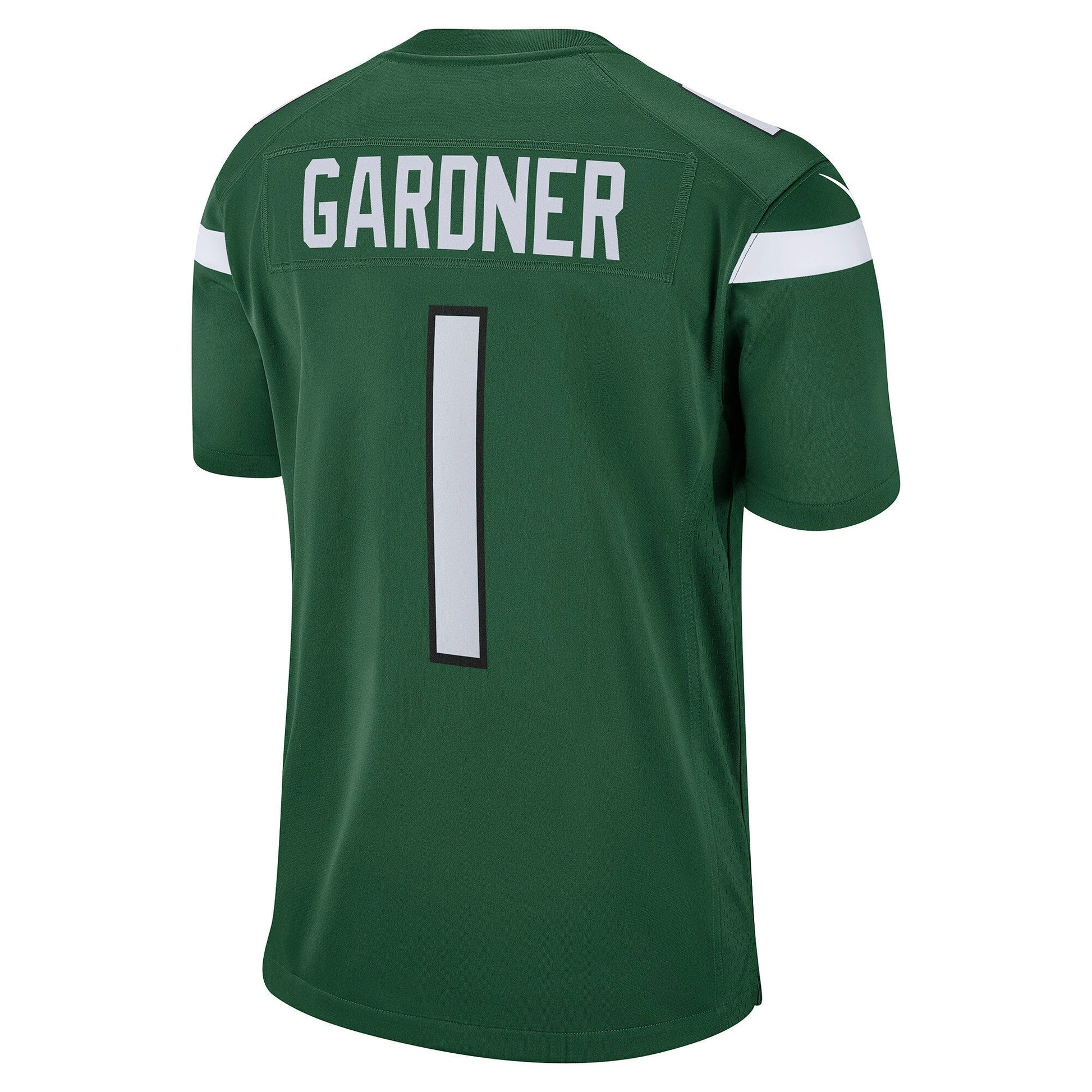 Ahmad Sauce Gardner New York Jets Game Jersey - Green football jersey product view 3