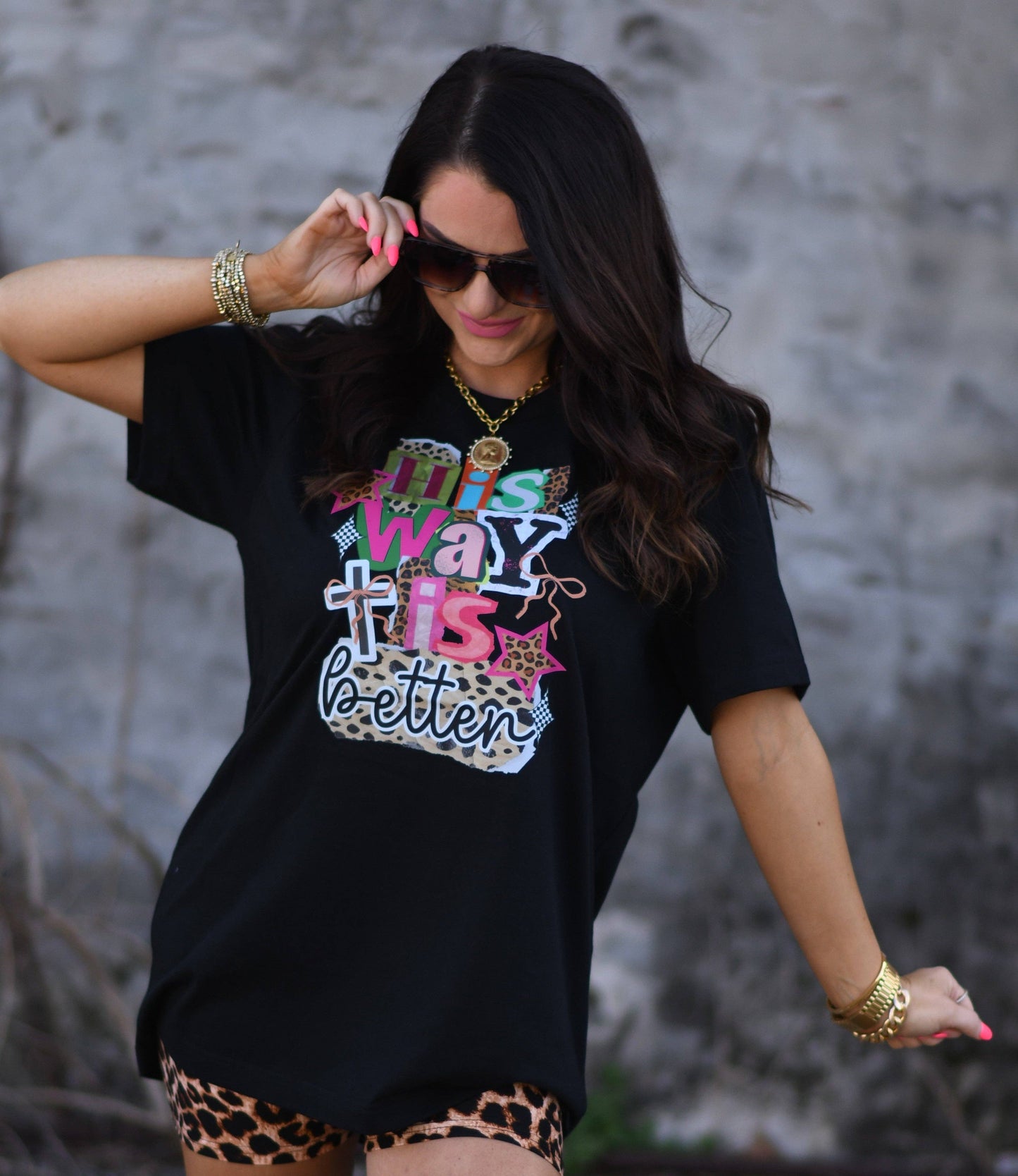 His Way Is Better Leopard Tee Unisex T-shirt, Sweatshirt, Hoodie, Long Sleeve Tee - T-Shirt, Sweatshirt, Hoodie