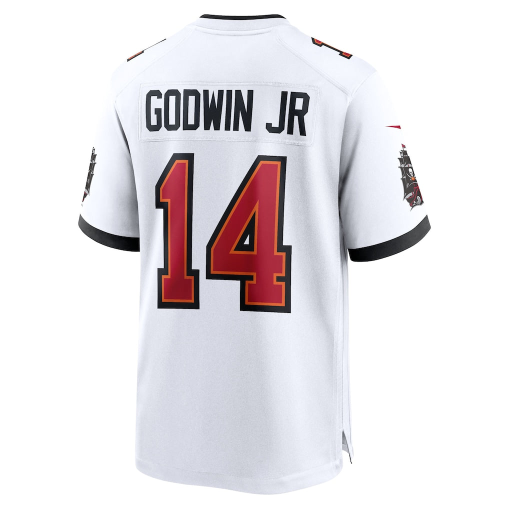 TB.Buccaneers #14 Chris Godwin Jr. White Game Player Jersey football jersey product view 1