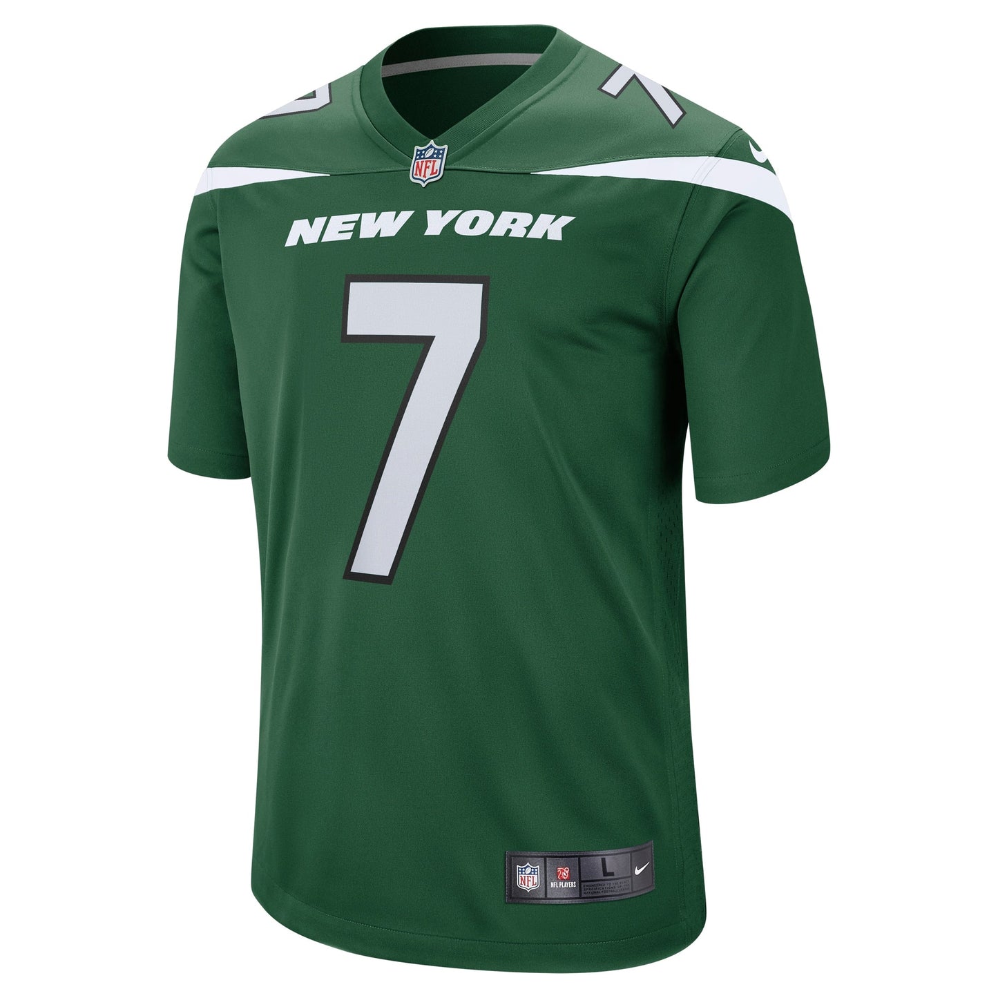 Tim Boyle New York Jets Game Jersey - Gotham Green football jersey product view 2