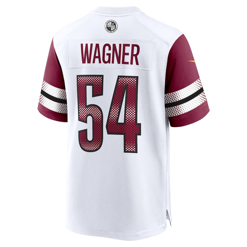 W.Commanders #54 Bobby Wagner White Game Jersey football jersey product view 1