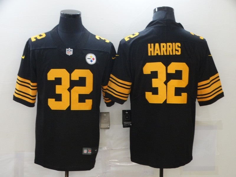 Men's Pittsburgh Steelers Franco Harris #32 Black Alternate Legend Jersey1 football jersey product view 1