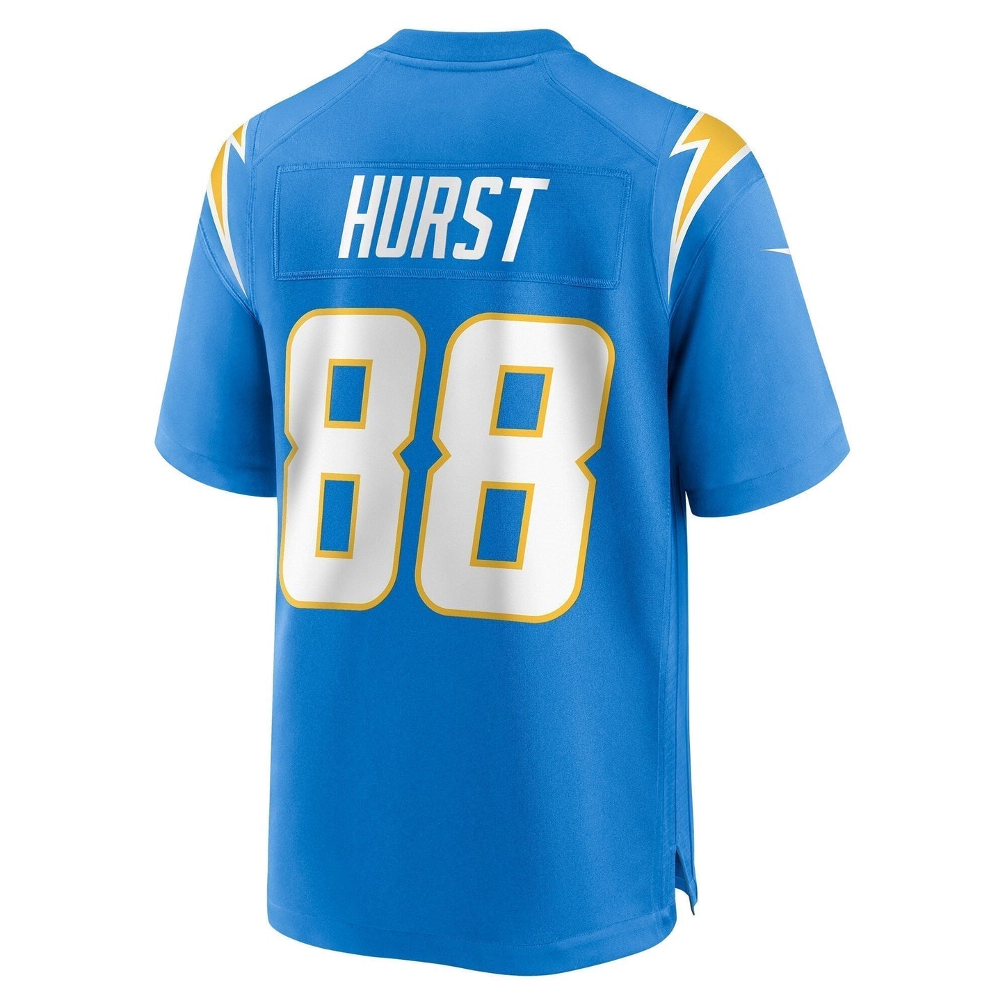 Hayden Hurst Los Angeles Chargers Game Jersey - Powder Blue football jersey product view 3