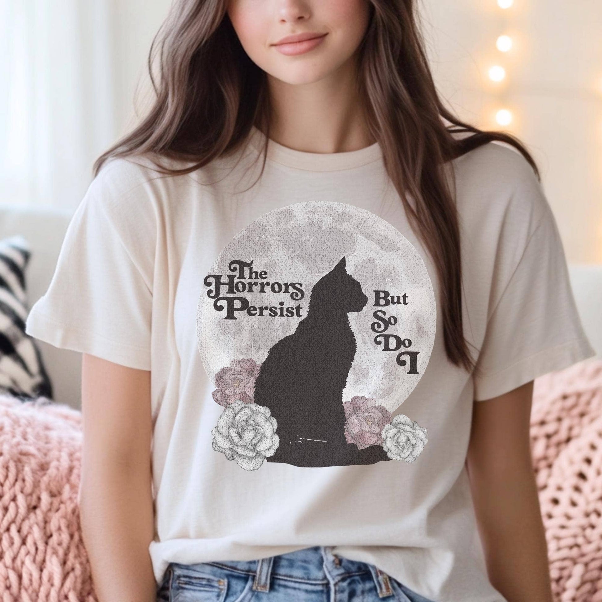 Funny Cat Lover Tee - Women's Empowerment & Celestial Design Unisex T-shirt, Sweatshirt, Hoodie, Long Sleeve Tee - T-Shirt, Sweatshirt, Hoodie