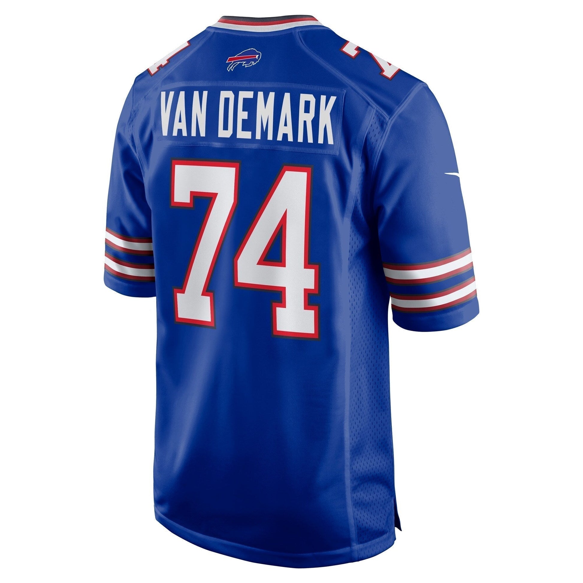 Ryan Van Demark Buffalo Bills Game Jersey - Royal football jersey product view 3