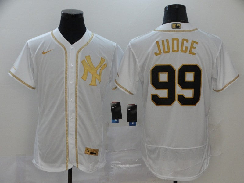 Men's New York Yankees Aaron Judge White Replica Game Jersey baseball jersey product view 1