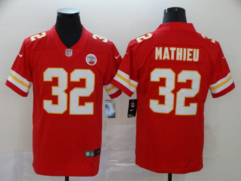 Men's Kansas City Chiefs Tyrann Mathieu #32 Red Game Jersey1 football jersey product view 1