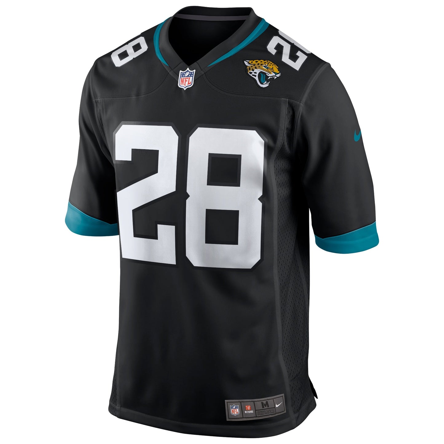 Fred Taylor Jacksonville Jaguars Game Retired Jersey - Black football jersey product view 2