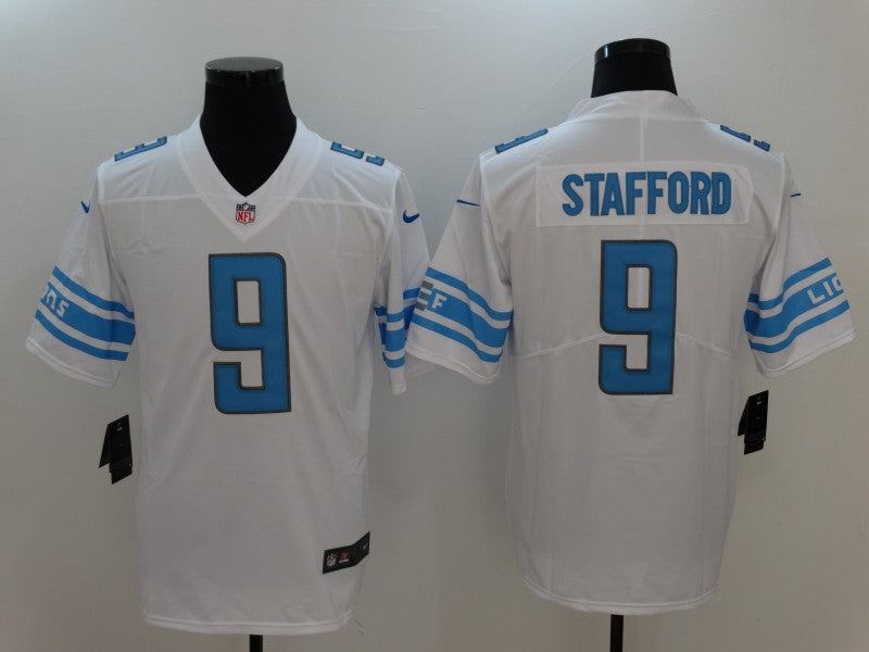 Men's Detroit Lions Matthew Stafford White Game Jersey football jersey product view 1