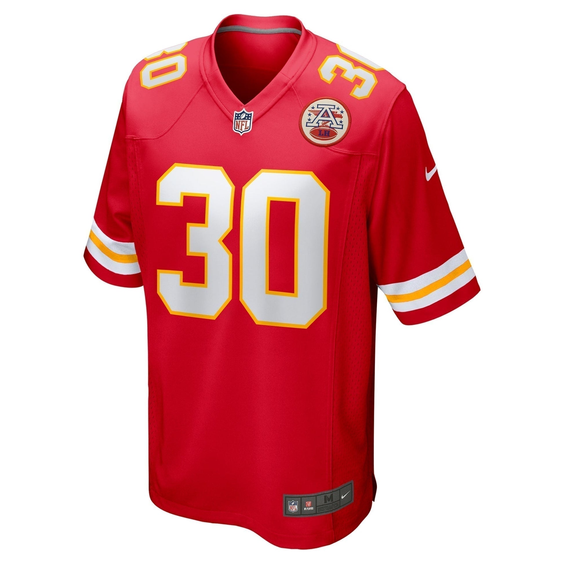 Chris Roland-Wallace Kansas City Chiefs Game Jersey - Red football jersey product view 2