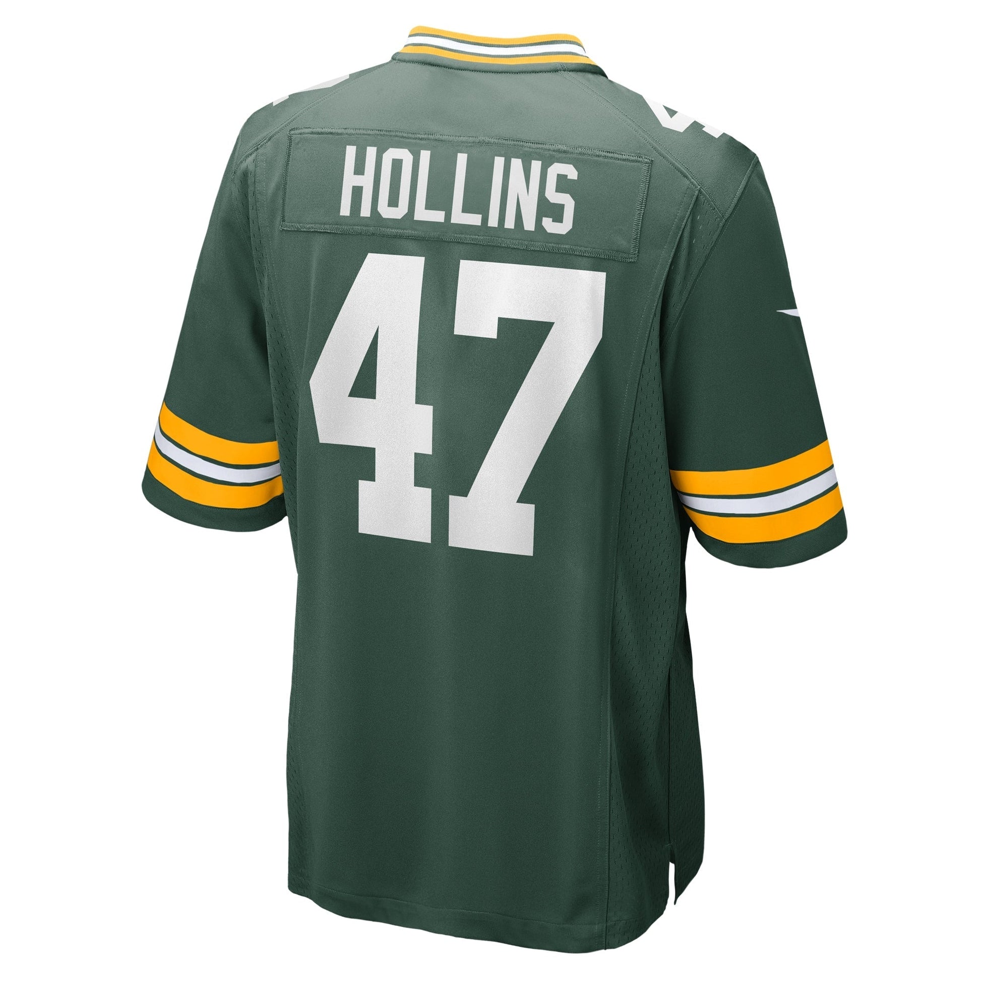 Justin Hollins Green Bay Packers Home Game Jersey - Green football jersey product view 3