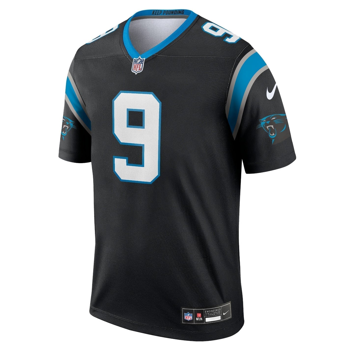 Bryce Young Carolina Panthers Legend Jersey - Black football jersey product view 2