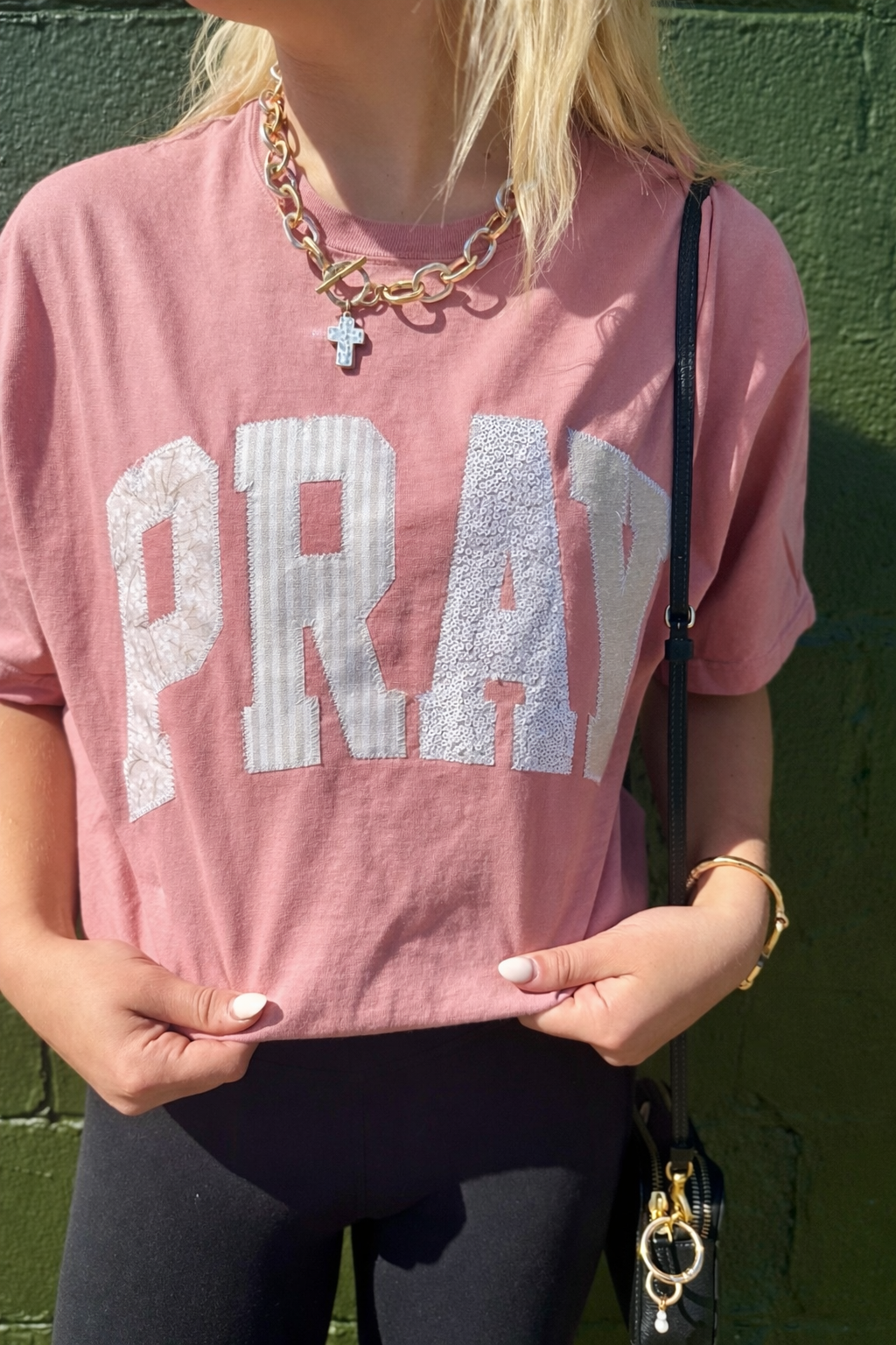 Light Mauve Pray Christian Faith Short Sleeve T Unisex T-shirt, Sweatshirt, Hoodie, Long Sleeve Tee - T-Shirt, Sweatshirt, Hoodie