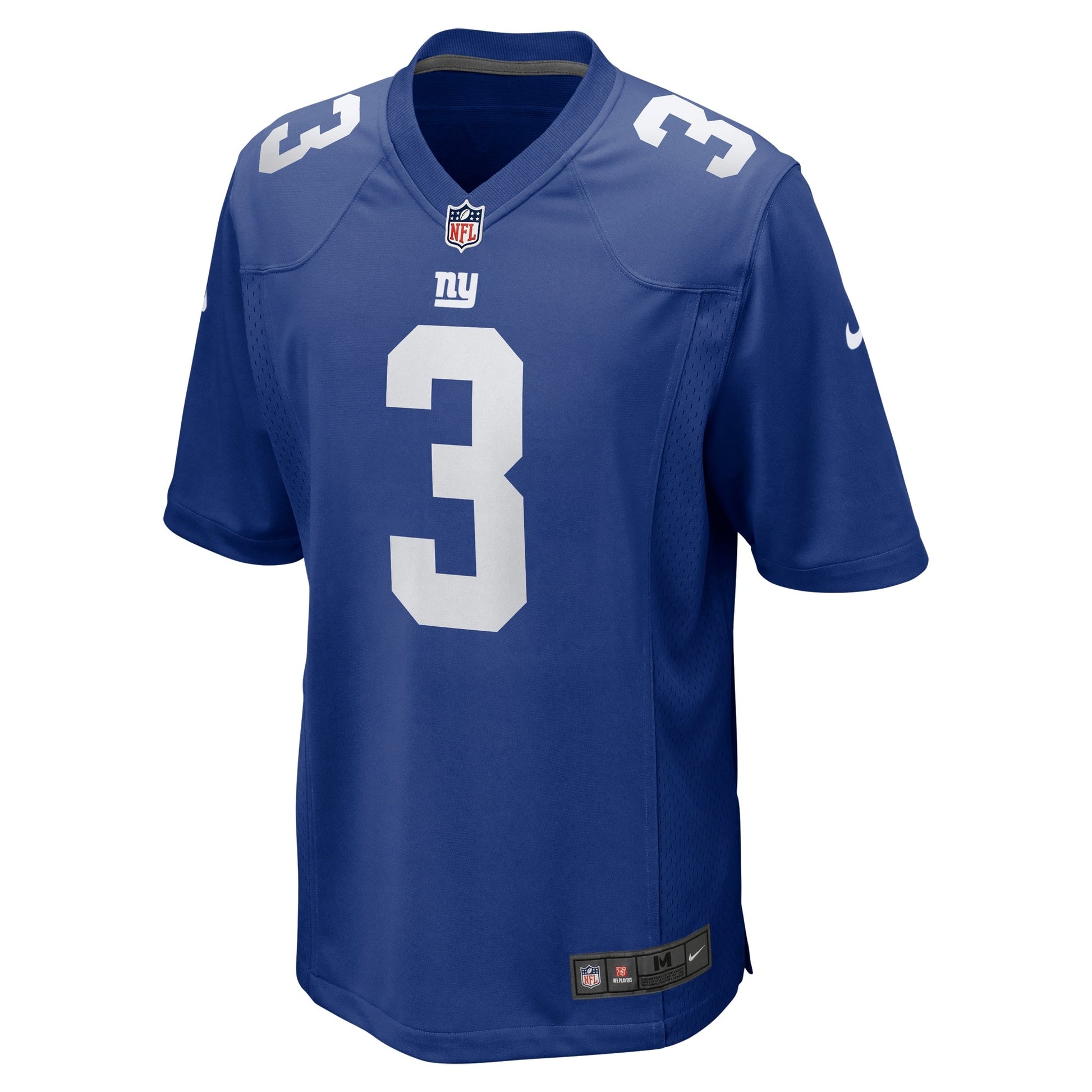 Deonte Banks New York Giants Game Jersey - Royal football jersey product view 2