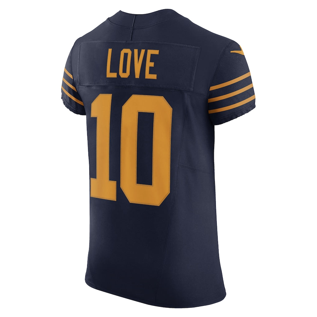 GB. Packers #10 Jordan Love Navy The 1923 Classic Vapor F.U.S.E. Elite Jersey basketball jersey product view 1
