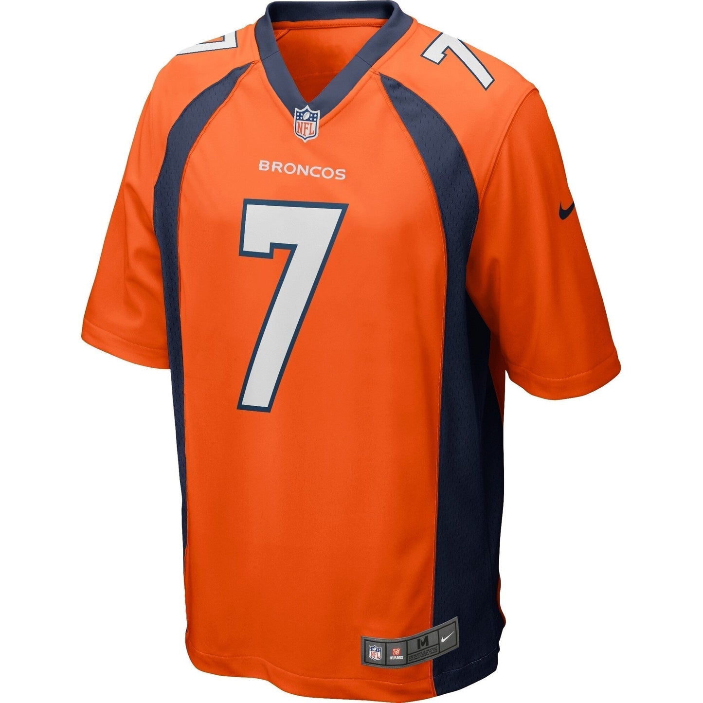 John Elway Denver Broncos Game Retired Jersey - Orange football jersey product view 2