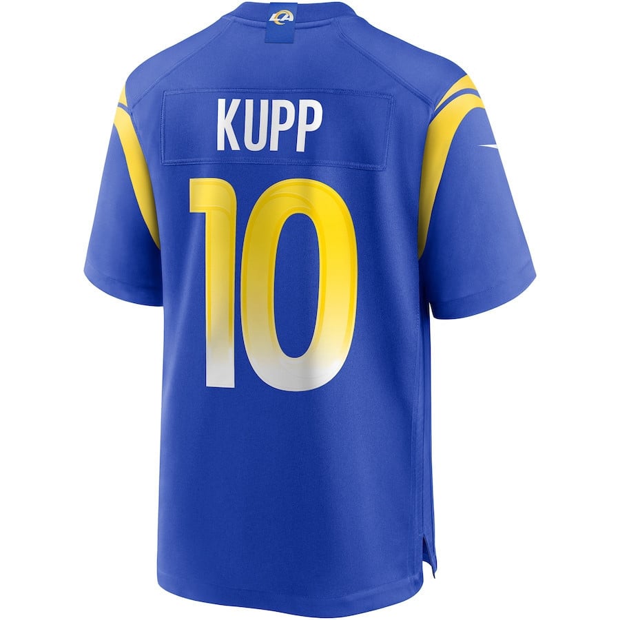 Cooper Kupp 10 Los Angeles Rams Men Game Jersey - Royal football jersey product view 3