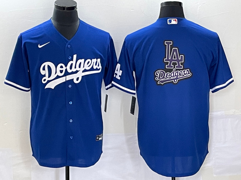Men's Los Angeles Dodgers Royal Replica Team Jersey1 baseball jersey product view 1