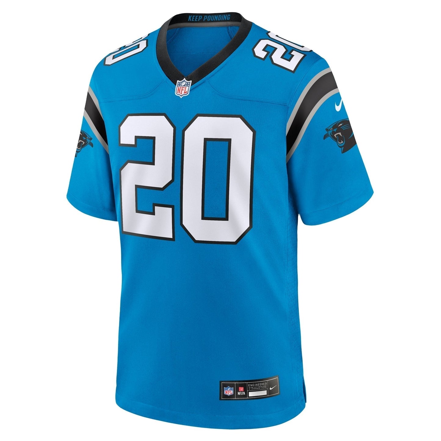 Eric Rowe Carolina Panthers Alternate Game Jersey - Blue football jersey product view 2