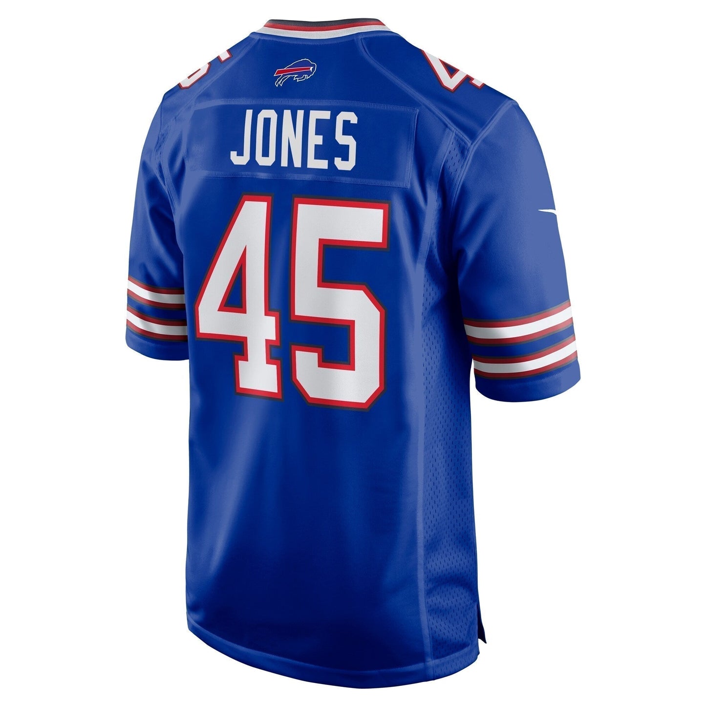 Deion Jones Buffalo Bills Game Jersey - Royal football jersey product view 3